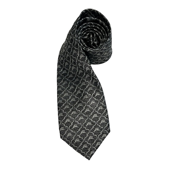 Tommy Bahama Fish Frenzy Tie Blue Nautical Pure Silk Hand Sewn Sailfish Necktie - Picture 1 of 9